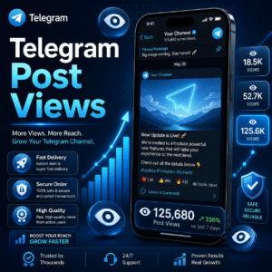 Telegram Post Views - 500 Post Views