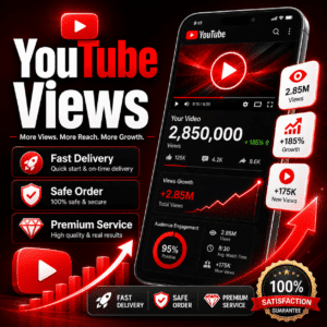 YouTube Views - 500 Views